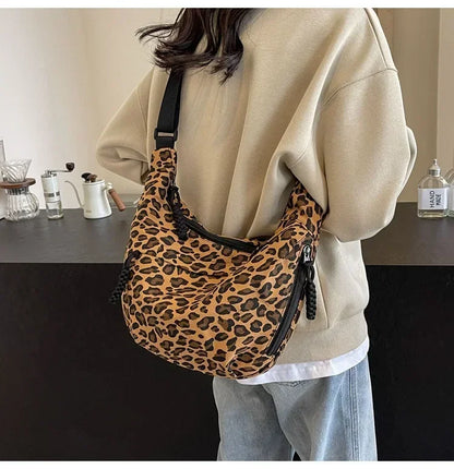 Sac bandoulière léopard