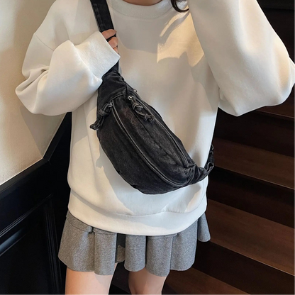 Sac banane jean