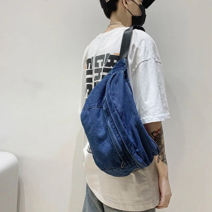 Sac bandoulière en jean