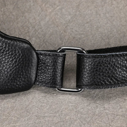 Sac banane cuir grainé
