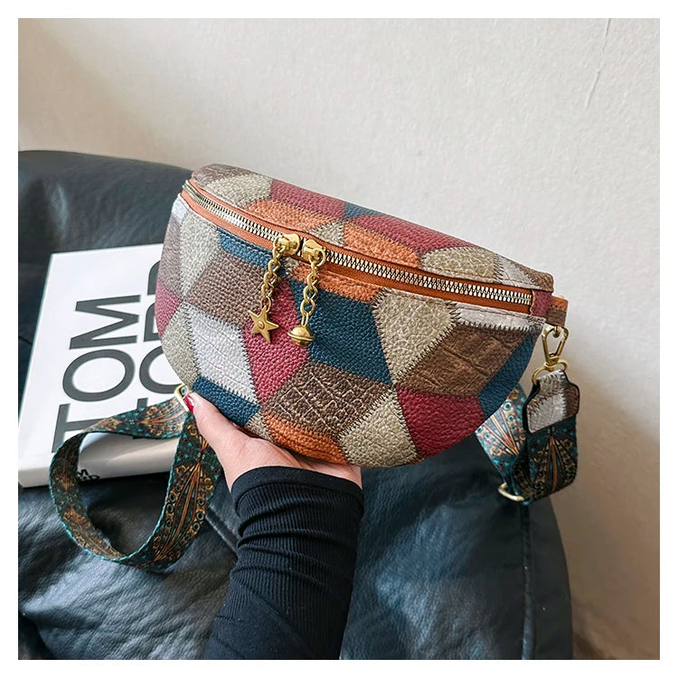 Sac banane patchwork