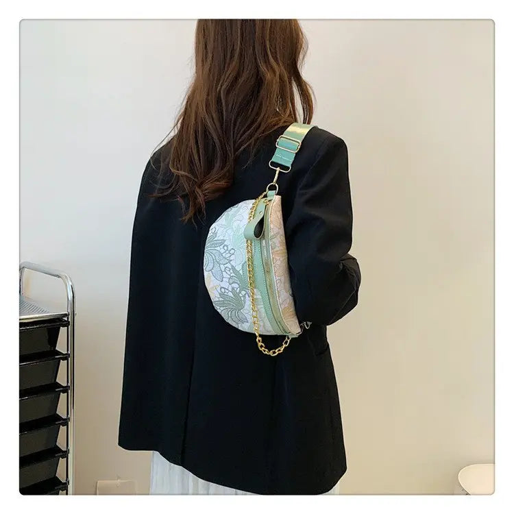 Sac banane fleuri