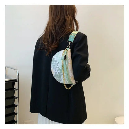 Sac banane fleuri