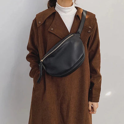 Grand sac banane femme