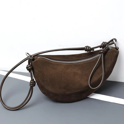 Sac cuir demi-lune