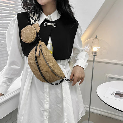 Sac banane femme fleuri