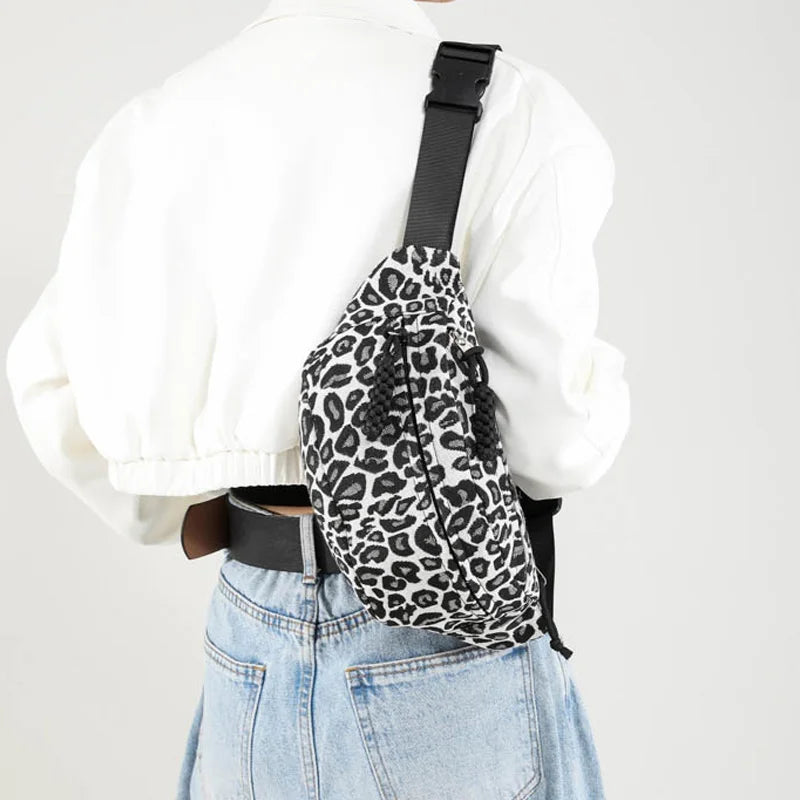 Sac banane léopard femme