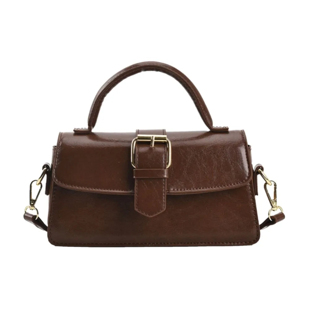 Sac à main coréen en cuir PU pour femmes, sac à bandoulière carré coréen sous les bras, grande capacité, polyvalent