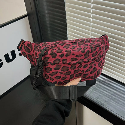 Sac léopard bandoulière