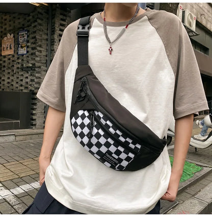 Sac banane damier