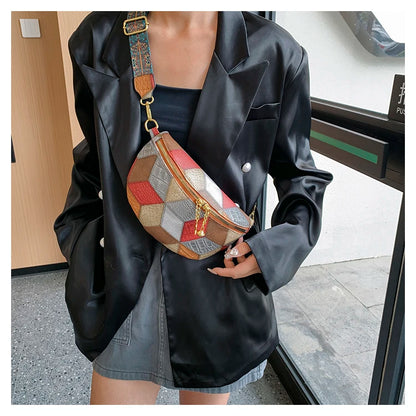 Sac banane patchwork