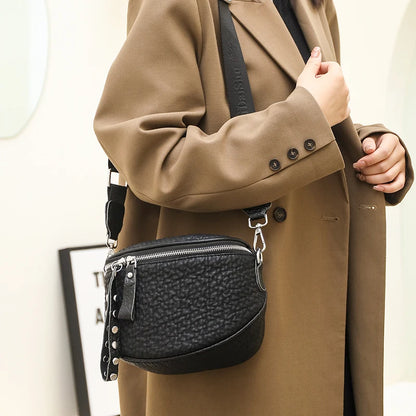 Grand sac banane femme cuir