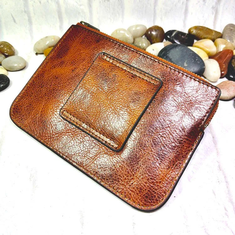 Pochette cuir ceinture