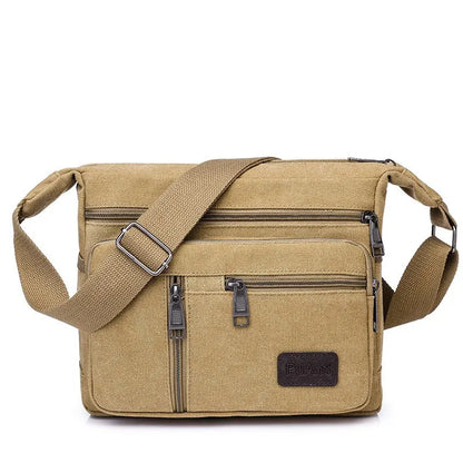 Hommes toile sacs à bandoulière fourre-tout décontracté voyage hommes sac à bandoulière de luxe sacs de messager mode haute qualité sac à main