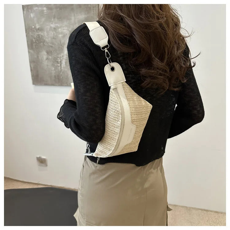 Sac banane paille