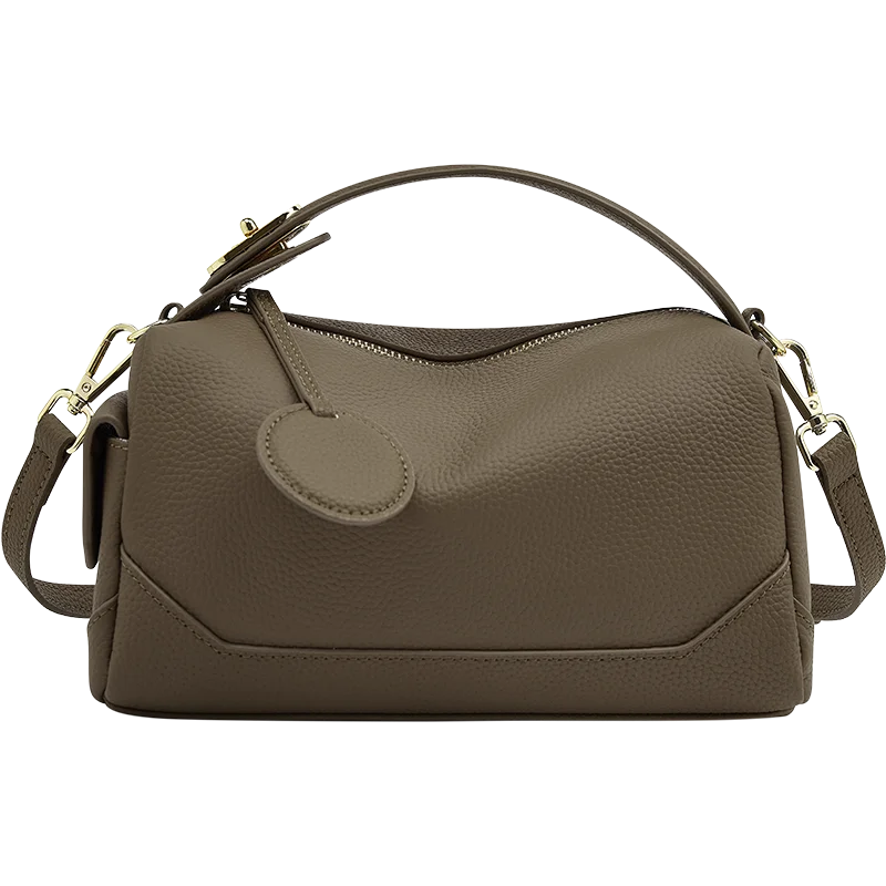 FOXER 2026 Nouveau Sac à Bandoulière pour Femme en Cuir Véritable, Sac à Main Grande Capacité, Sac Bandoulière Polyvalent pour Femme, Sac Oreiller