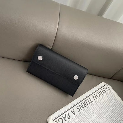 Sac à Main en Cuir group pour Femme, de Luxe, de Haute Qualité, EP Palmprint Cowhide Snap Wallet2024, 2024