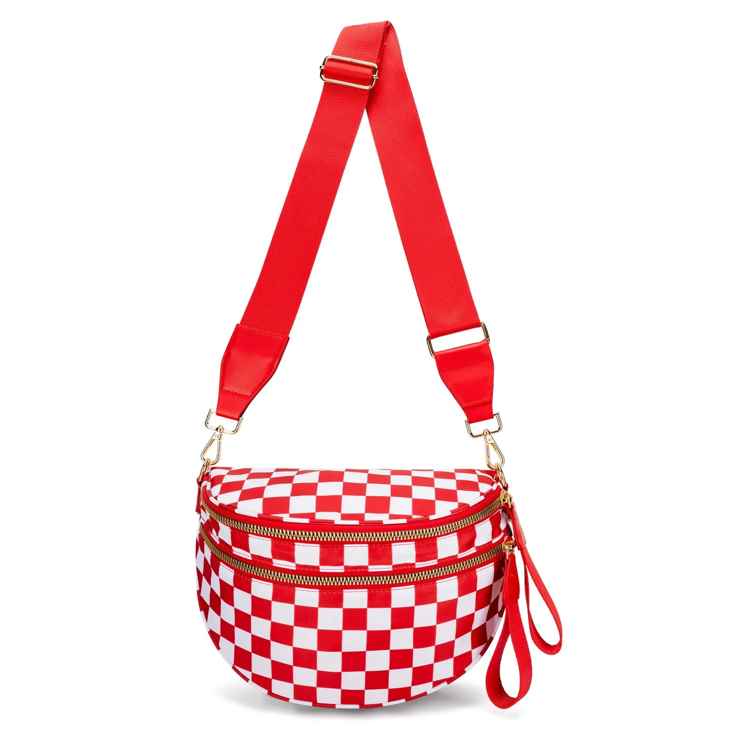 Sac banane carreaux