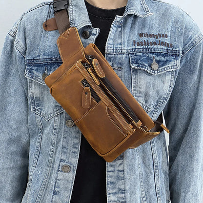 Sac banane avec poches devant