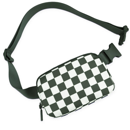 Sac banane à carreaux