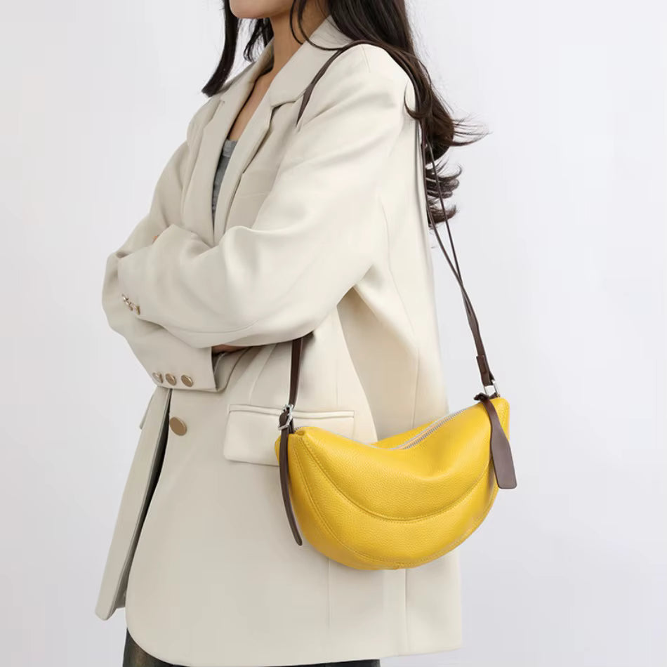 Sac demi-lune cuir