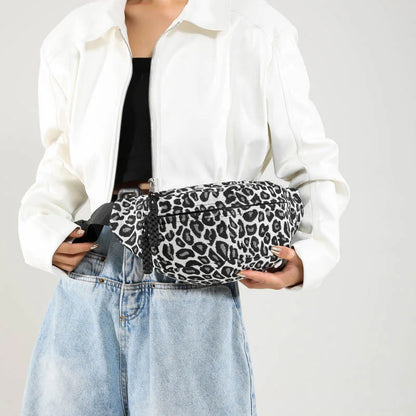 Sac banane léopard femme