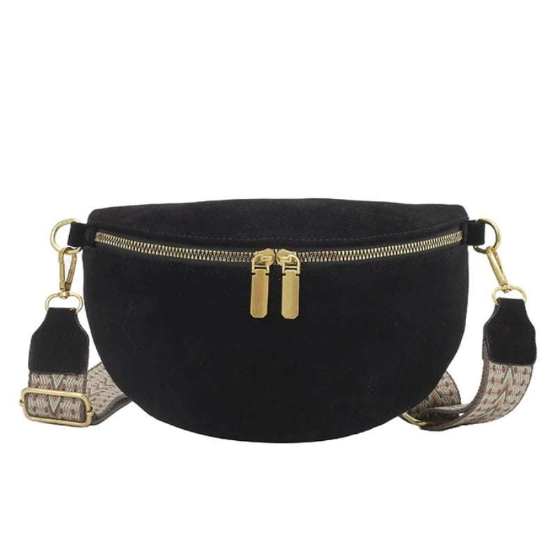 Sac banane daim femme