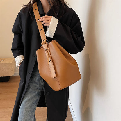 sac de luxe femme sac a maîn femme sacs seau sacs épaule MOODS-Ensembles de sacs rétro initiés pour femmes, fourre-tout 2 en 1, grande capacité, sac à bandoulière, sac à main design, document solide, E27, 2024