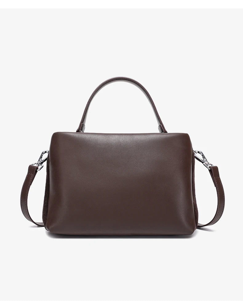 Nouveau sac bandoulière de luxe en cuir véritable et daim naturel pour femme, collection automne-hiver 2026 – Sac messager de créateur pour le quotidien