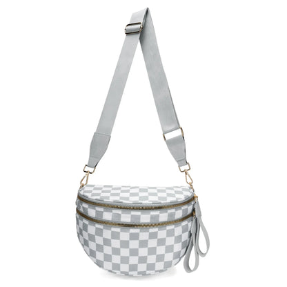 Sac banane carreaux