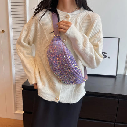 Sac banane sequin