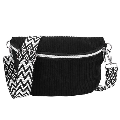 Sac banane xl femme velours