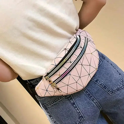 Sac banane femme holographique