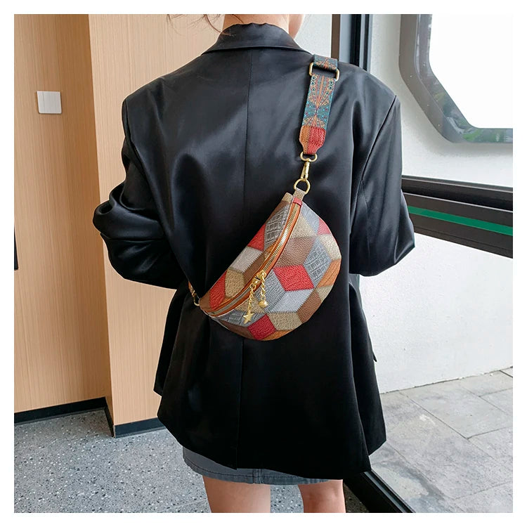 Sac banane patchwork