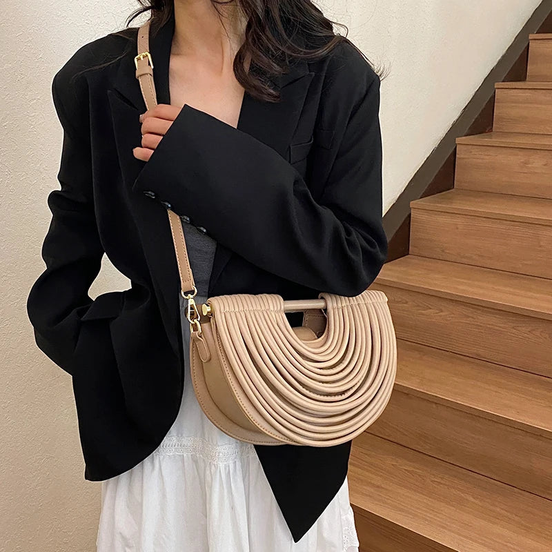Sac demi-lune luxe