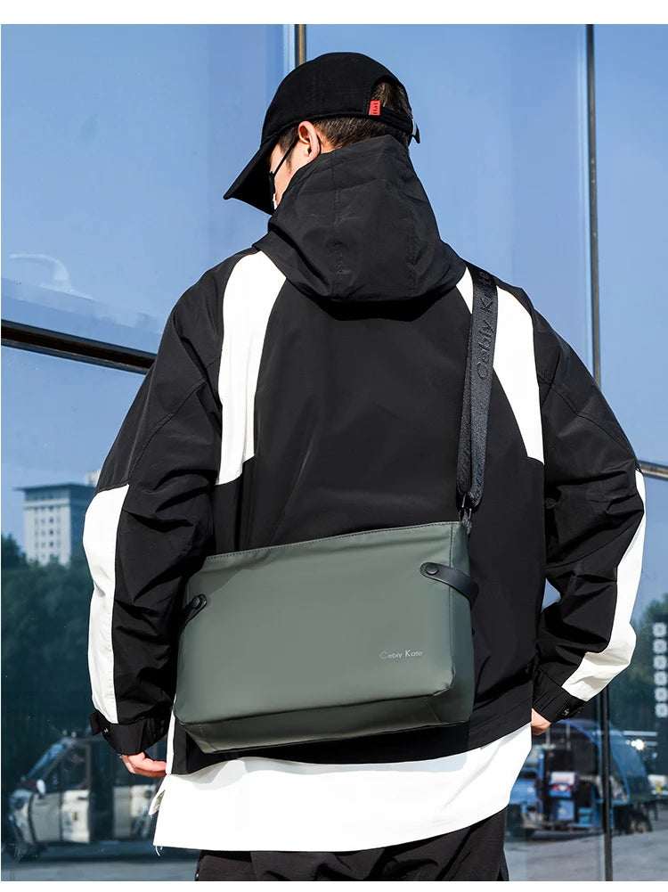 Sac à bandoulière étanche pour hommes, grande capacité, sacoche pour hommes, Style minimaliste, sac à main, sacs à bandoulière Bolsos
