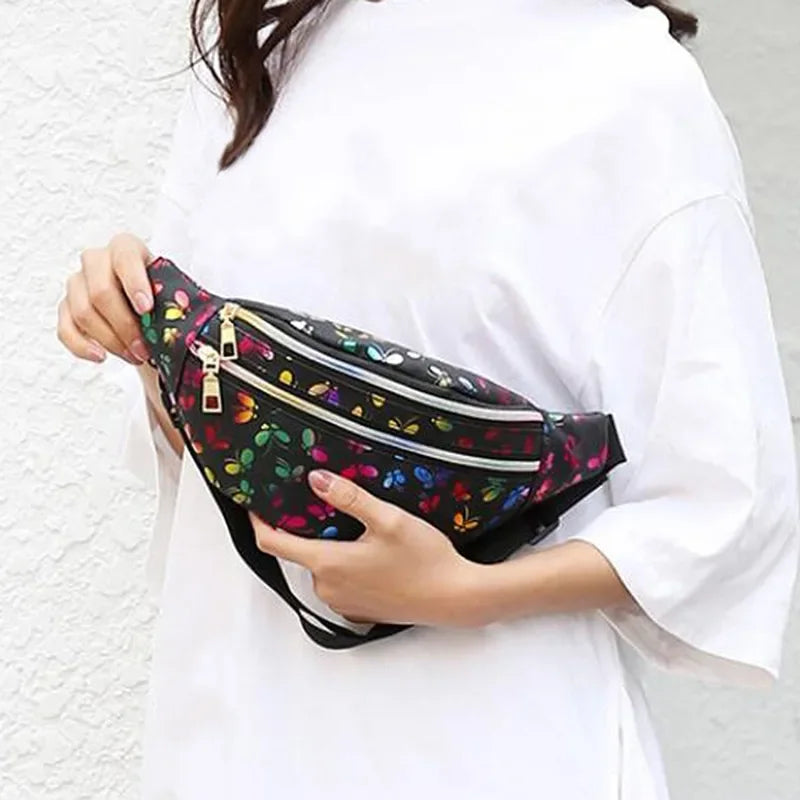 Sac banane femme papillon