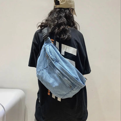 Sac bandoulière en jean