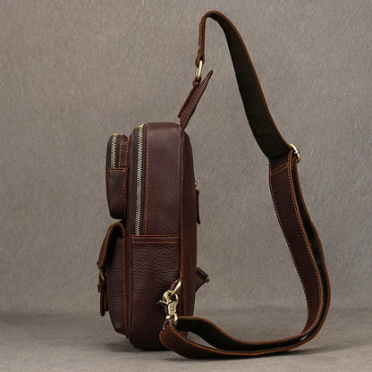 Sac banane homme en cuir