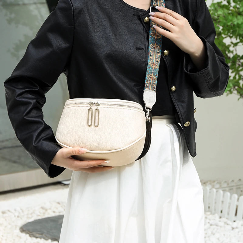 Sac banane femme vert