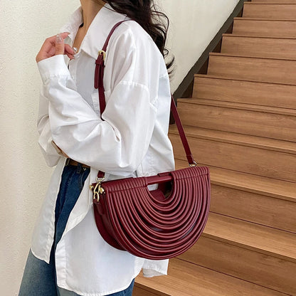 Sac demi-lune luxe