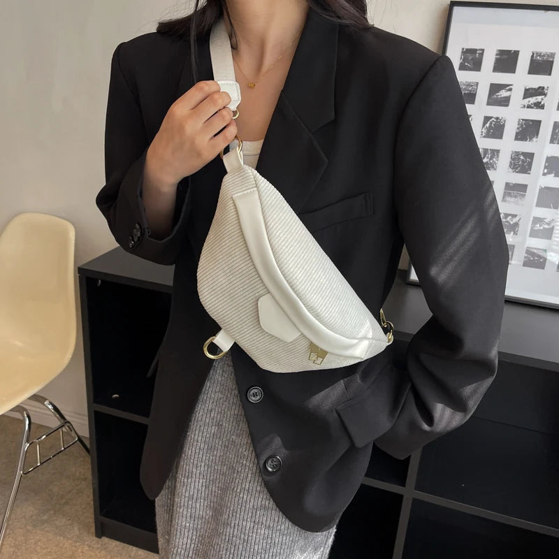 Sac bandoulière velours