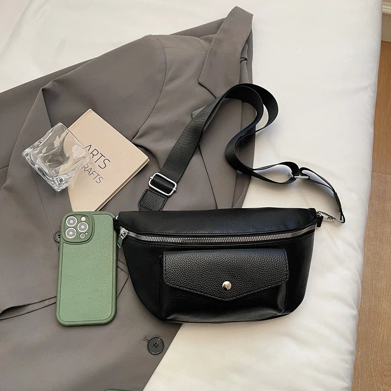 Sac banane avec poche devant