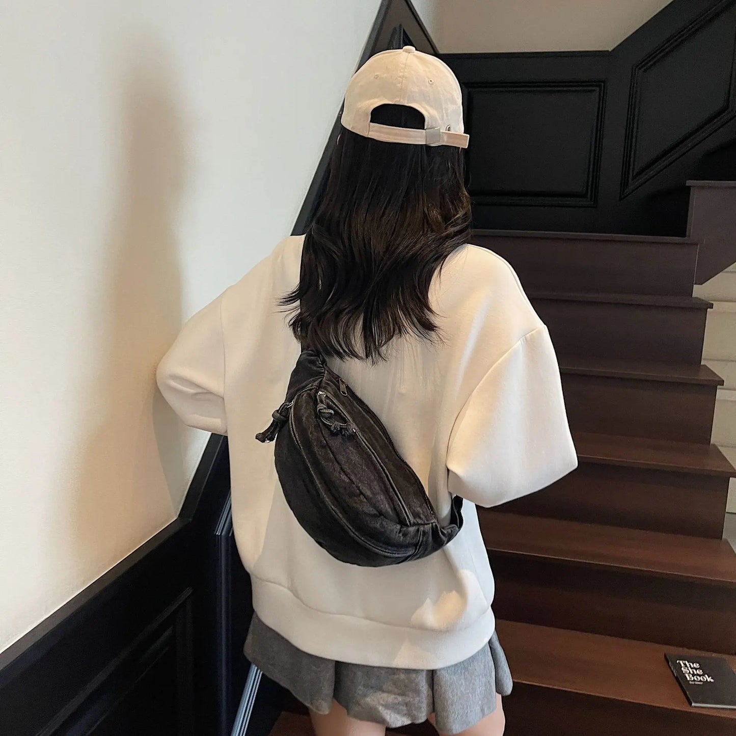 Sac banane jean