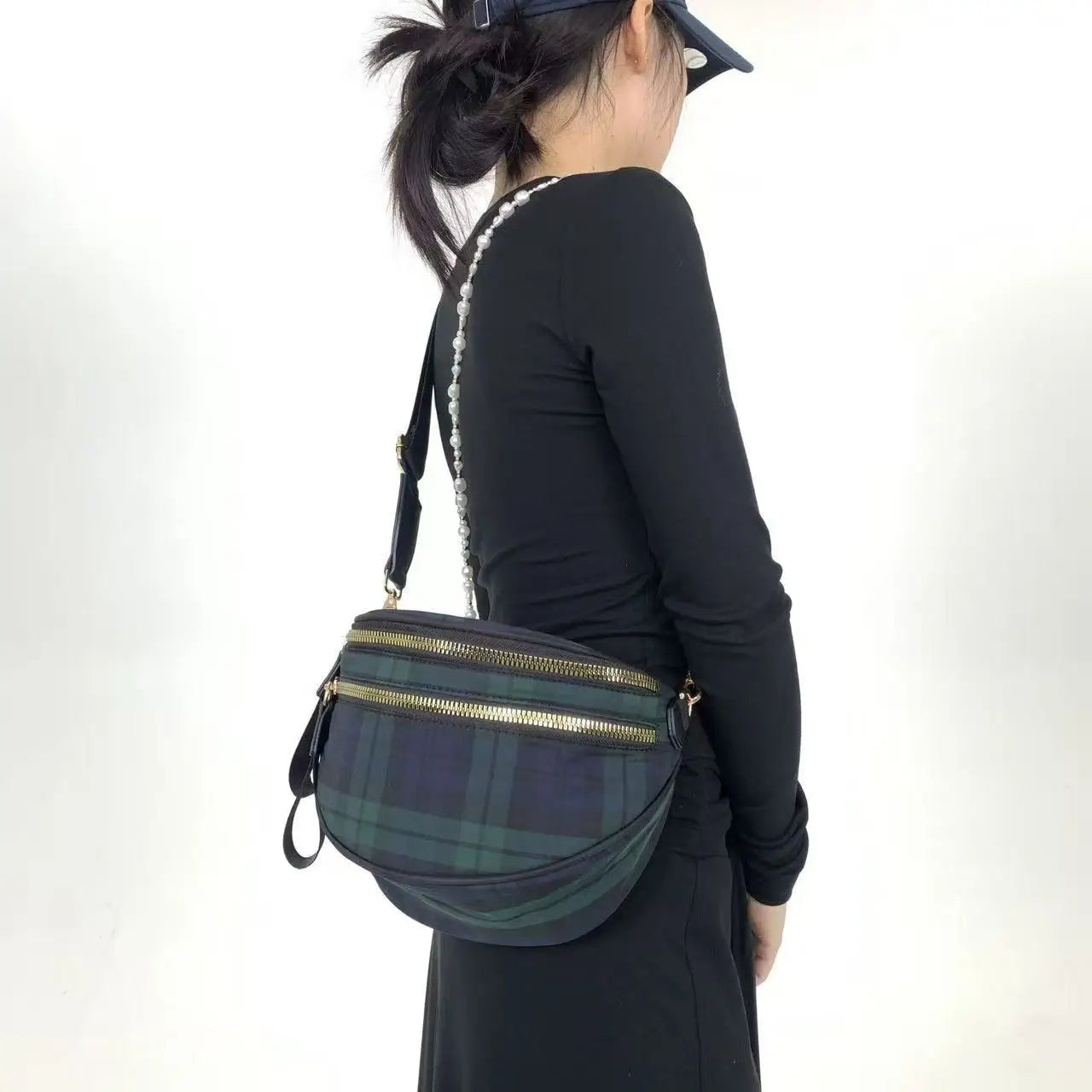 Sac banane bleu marine