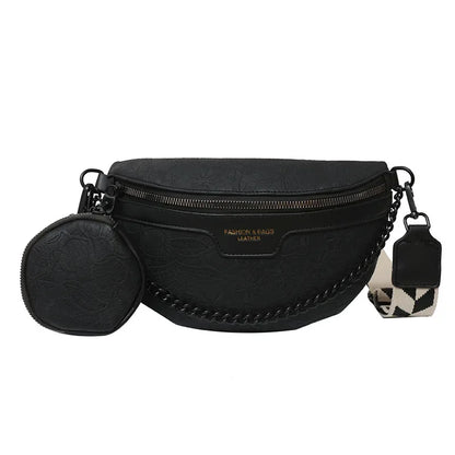 Sac banane femme fleuri