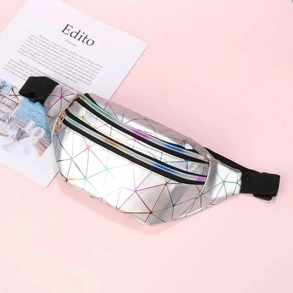 Sac banane femme holographique