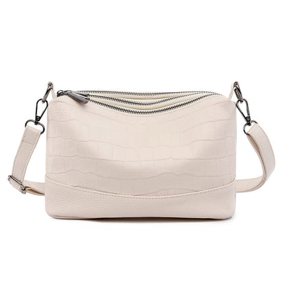 Sacs à main en cuir véritable pour femmes, sacs à bandoulière pour femmes, haute qualité, ouverture à trois couches, 100%