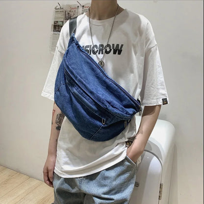 Sac bandoulière en jean