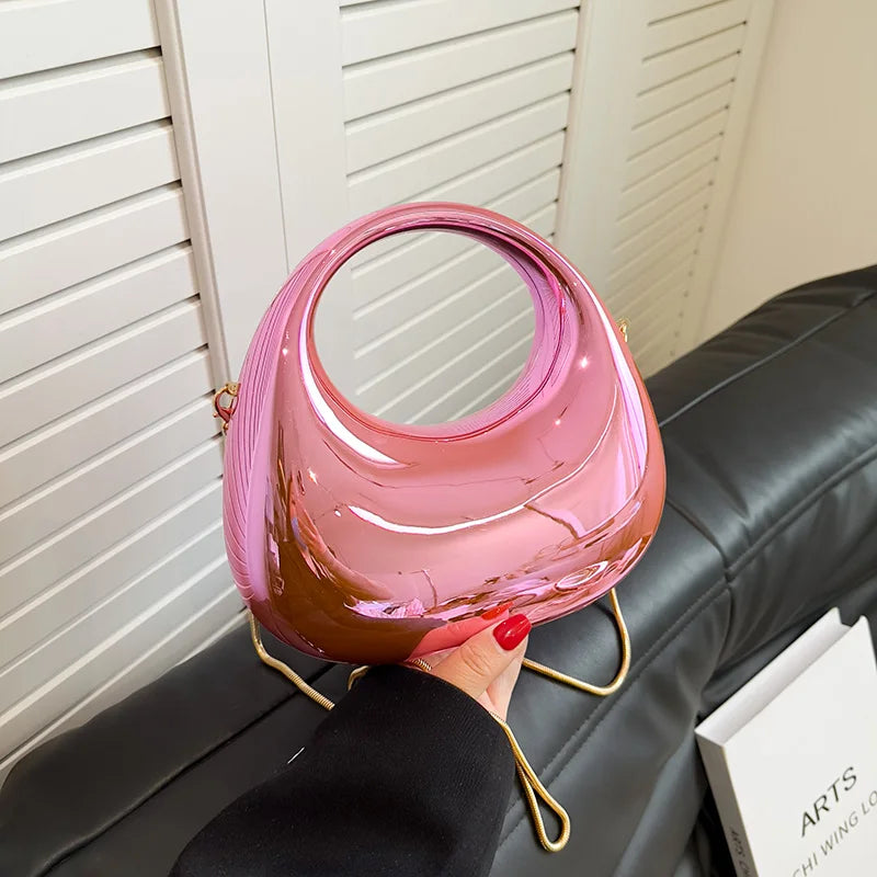 sac de luxe femme pochette soirée femme sac a main femme luxe MOODS-Pochettes de soirée dorées pour femmes, sacs à main et sacs à main de créateurs de luxe, sac de poignet à poignée ronde, fête de mariage, 2024
